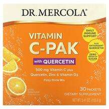 Vitamin C-PAK with Quercetin Natural Orange 500 mg 30 Packets,...