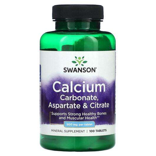 Фото товару Calcium Carbonate Aspartate & Citrate 500 mg