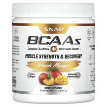 BCAAs Peach Mango БЦАА Snap Supplements 277 г
