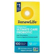 Renew Life, Ultimate Care Probiotic, Пробіотики 100 млрд КУО, ...