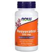 NOW, Natural Resveratrol 200 mg, Ресвератрол 200 мг, 60 капсул
