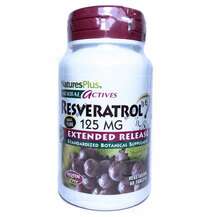 Natures Plus, Ресвератрол 125 мг, Herbal Actives Resveratrol 1...