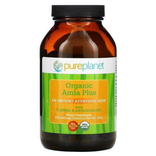 Основне фото товара Pure Planet, Amla Plus 500 mg, Амла, 500 таблеток