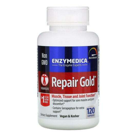 Основне фото товара Enzymedica, Repair Gold, Відновлення м'язів, 120 капсул