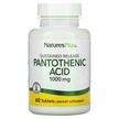 Фото товару Natures Plus, Pantothenic Acid 1000 mg 60, Пантотенова кислота...