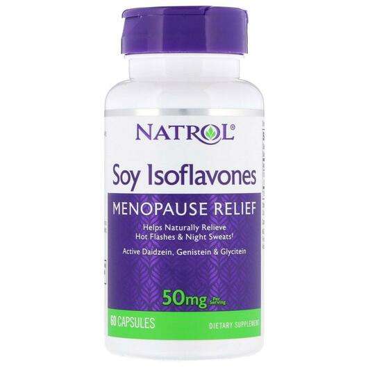 Soy Isoflavones 50 mg, Соєві ізофлавони, 60 капсул
