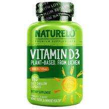 Naturelo, Vitamin D3 Plant Based 5000 IU/125 mcg, 180 Easy Swa...
