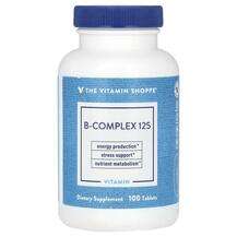 The Vitamin Shoppe, B-Complex 125, Комплекс вітаміну B, 100 та...