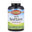 Фото товара Carlson, Бычья печень, Grass-Fed Beef Liver, 180 капсул