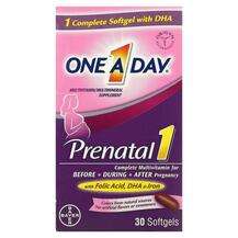 One-A-Day, Prenatal 1 with Folic Acid DHA & Iron Multivita...
