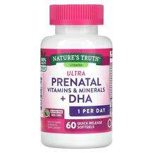 Ultra Prenatal Vitamins & Minerals + DHA, Мультивітаміни д...