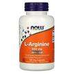 Фото товару Now, L-Arginine 500 mg, L-Аргінін 500 мг, 100 капсул