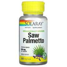 Solaray, Organically Grown Saw Palmetto 555 mg, Екстракт Пальм...