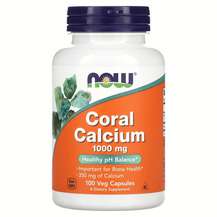 Now, Coral Calcium 1000 mg, Кораловий Кальцій 1000 мг, 100 капсул
