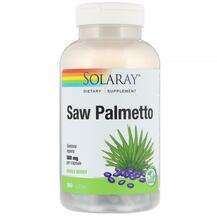 Solaray, Экстракт Пальметто 580 мг, Saw Palmetto Whole Berry 5...