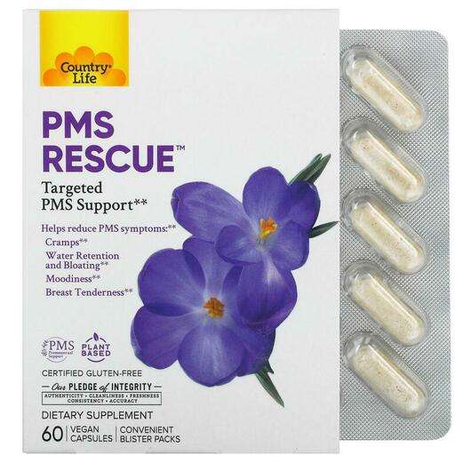 PMS Rescue Targeted PMS Support, Передменструальний синдром, 60 капсул