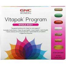 GNC, Women's Vitapak Program Whole Body, Мультивітаміни для жі...
