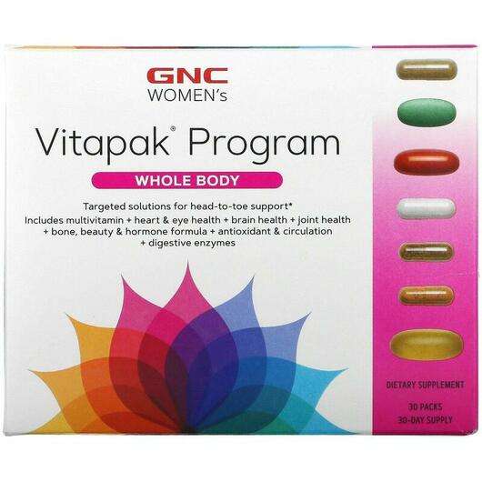 Основное фото товара GNC, Мультивитамины для женщин, Women's Vitapak Program W...