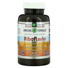 Amazing Nutrition, Витамин B2 Рибофлавин, Riboflavin 400 mg, 1...
