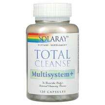 Solaray, Мультивитамины, Total Cleanse Multisystem +, 120 капсул