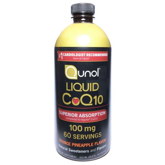 Liquid CQ10, Рідкий Коензим Q10 Убіхінол 100 мг, 600 мл