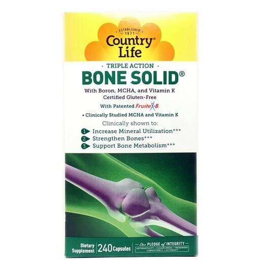 Bone Solid, Комплекс для зміцнення кісток, 240 капсул