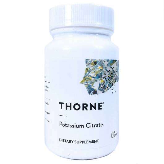 Основне фото товара Thorne, Potassium Citrate 90, Цитрат Калію, 90 капсул