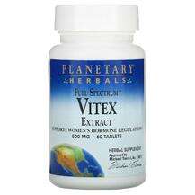 Planetary Herbals, Full Spectrum Vitex Extract 500 mg, Авраамо...