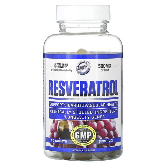 Основне фото товара Resveratrol 500 mg, Ресвератрол, 90 таблеток