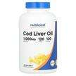 Фото товару Nutricost, Cod Liver Oil 1000 mg, Олія з печінки тріски, 120 к...