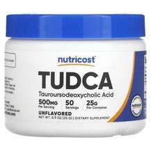 Nutricost, TUDCA Unflavored, Тудка, 25 г
