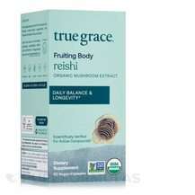 True Grace, Organic Reishi, Гриби Рейши, 60 капсул