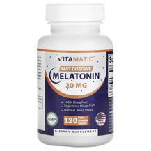 Мелатонін Fast Dissolve Melatonin Natural Berry