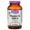 Bluebonnet, Vitamin D3 5000 IU, Вітамін D3, 250 капсул