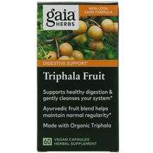 Gaia Herbs, Triphala Fruit, Трифала, 60 капсул