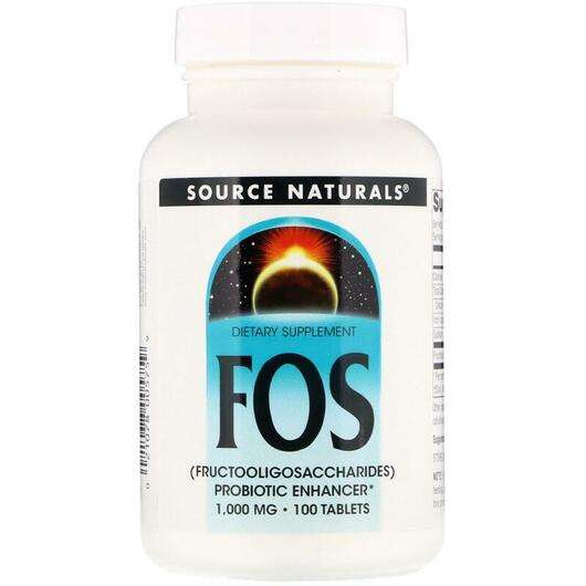 Основне фото товара FOS Fructooligosaccharides 1000 mg 100, FOS Фруктоолігосахарід...