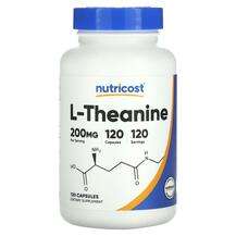 Nutricost, L-Theanine 200 mg, L-Теанін, 120 капсул