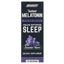 Onnit, Instant Melatonin Lavender 3 mg, Мелатонін, 29 мл