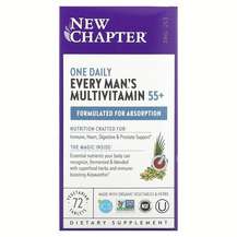 New Chapter, Every Man's One Daily 55+ Multivitamin, 72 Vegeta...