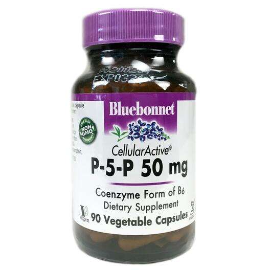 P-5-P 50 mg, Піридоксаль 5 фосфат 50 мг, 90 капсул
