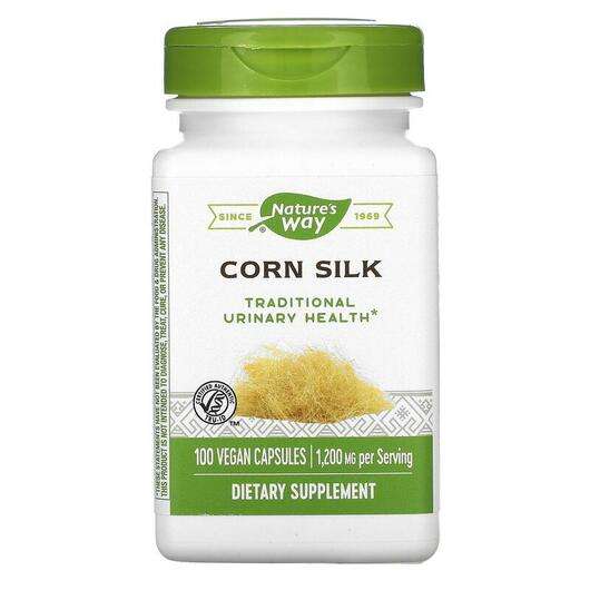 Основне фото товара Nature's Way, Corn Silk 400 mg, Кукурудзяний шовк 400 мг, 100 ...