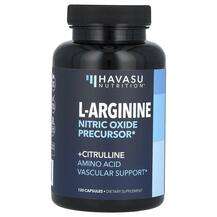 Havasu Nutrition, L-Arginine + Citrulline, L-Аргінін, 120 капсул
