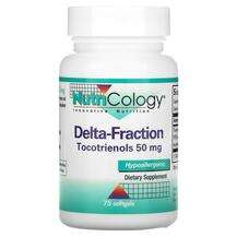 Nutricology, Delta-Fraction Tocotrienols 50 mg, 75 Softgels