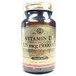 Фото товара Solgar, Витамин D3, Vitamin D3 125 mcg 5000 IU, 100 капсул