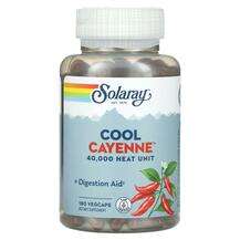 Solaray, Cool Cayenne, Перець каєнський, 180 капсул