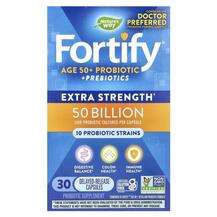 Nature's Way, Пребиотики, Fortify Ages 50+ Probiotic + Prebiot...