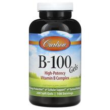 B-комплекс B-100 Gel Carlson 200 капсул