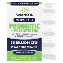 Men's Daily Probiotic + Prebiotics FOS With Saw