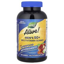 Alive! Men's 50+ Multivitamin Gummy Fruit Витамины Alive! Men's 50+ Multivitamin Gummy Fruit Витамины