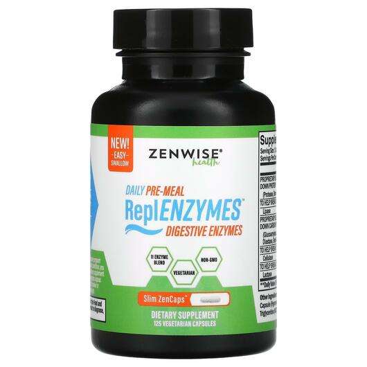 Основне фото товара Zenwise, Daily Pre-Meal ReplENZYMES Digestive Enzymes, Фермент...